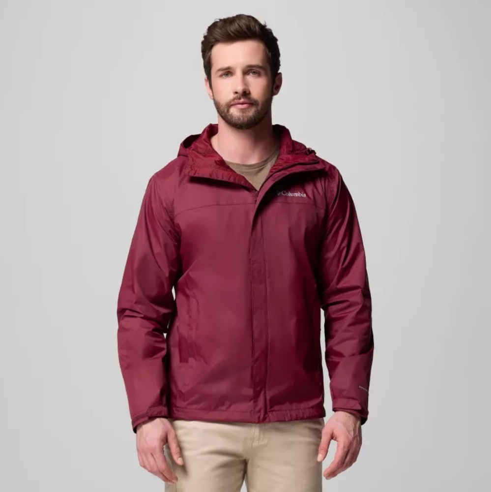 Columbia Omni-Tech Men's Watertight II Jacket - Size‎ S, Rich Wine/Burgundy NWOT